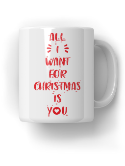 Kubek All I Want For Christmas Is You - HiPanda! Śmieszne Prezenty z Nadrukami ?