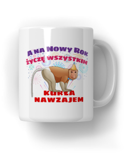 Kubek Nosacz Na Nowy Rok - HiPanda! Śmieszne Prezenty z Nadrukami ?