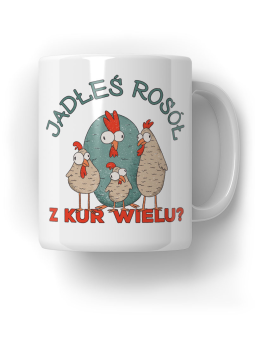 Kubek Jadłeś Rosół Z Kur Wielu - HiPanda! Śmieszne Prezenty z Nadrukami ?
