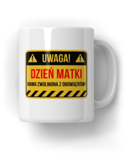 Kubek Mama Zwolniona Z Obowiązków - HiPanda! Śmieszne Prezenty z Nadrukami ?