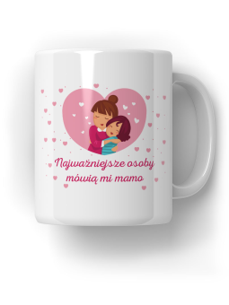 Kubek Najważniejsze Osoby Mówią Mi Mamo - HiPanda! Śmieszne Prezenty z Nadrukami ?