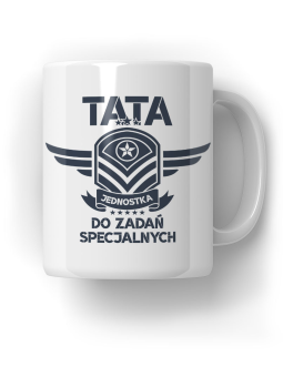 Kubek Tata Jednostka Do Zadań Specjalnych - HiPanda! Śmieszne Prezenty z Nadrukami ?