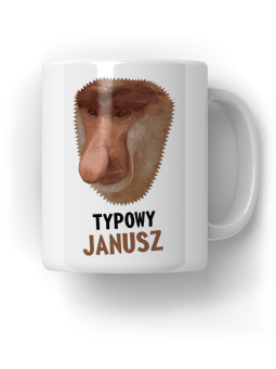 Kubek Typowy Janusz - HiPanda! Śmieszne Prezenty z Nadrukami ?