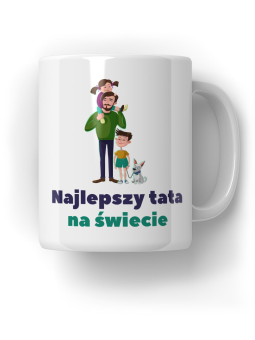 Kubek Najlepszy Tata Na Świecie - HiPanda! Śmieszne Prezenty z Nadrukami ?