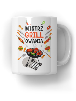 Kubek Mistrz Grillowania - HiPanda! Śmieszne Prezenty z Nadrukami ?