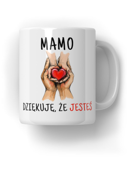 Kubek Mamo Dziękuję Że Jesteś - HiPanda! Śmieszne Prezenty z Nadrukami ?