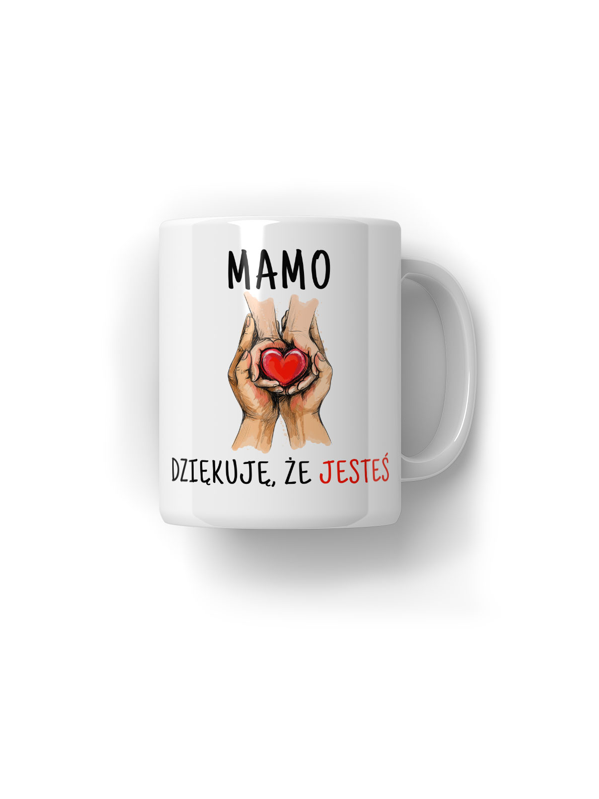 Kubek Mamo Dziękuję Że Jesteś - HiPanda! Śmieszne Prezenty z Nadrukami ?