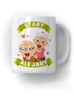 Kubek Stary ale jary - HiPanda! Śmieszne Prezenty z Nadrukami ?