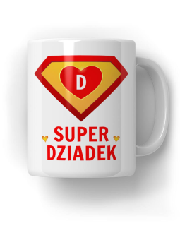 Kubek Super Dziadek - HiPanda! Śmieszne Prezenty z Nadrukami ?