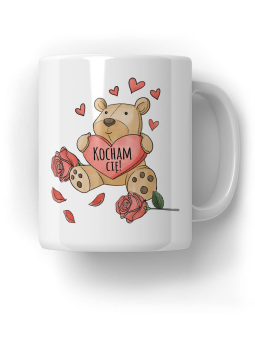 Kubek Miś Kocham Cię - HiPanda! Śmieszne Prezenty z Nadrukami ?