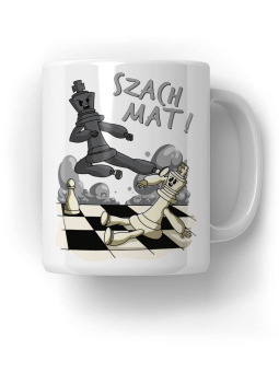Kubek Szach Mat - HiPanda! Śmieszne Prezenty z Nadrukami ?