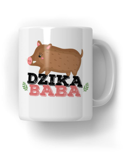 Kubek Dzika Baba - HiPanda! Śmieszne Prezenty z Nadrukami ?