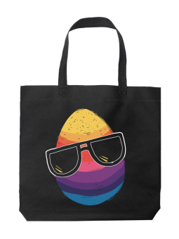 Torba Easter EGG Chill Czarna - HiPanda! Śmieszne prezenty z Nadrukami ?