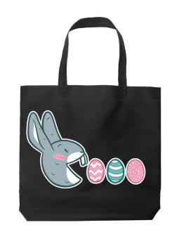 Torba PAC Bunny Czarna - HiPanda! Śmieszne prezenty z Nadrukami ?