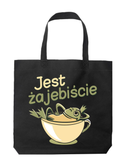 Torba Jest Żajebiście Czarna - HiPanda! Śmieszne prezenty z Nadrukami ?