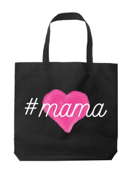 Torba MAMA Czarna - HiPanda! Śmieszne prezenty z Nadrukami ?