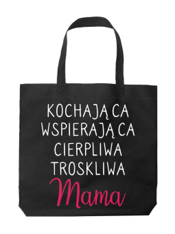 Torba Kochająca mama Czarna - HiPanda! Śmieszne prezenty z Nadrukami ?
