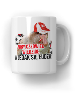 Kubek Nosacz EURO2020 - HiPanda! Śmieszne Prezenty z Nadrukami ?