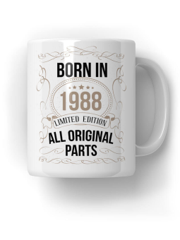 Kubek Born In - HiPanda! Śmieszne Prezenty z Nadrukami ?