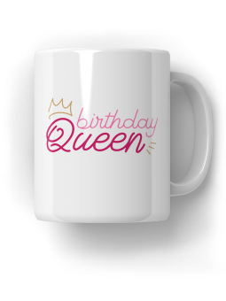 Kubek Birthday Queen - HiPanda! Śmieszne Prezenty z Nadrukami ?