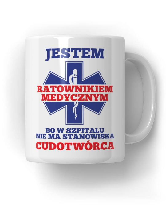 Kubek Ratownik Medyczny Cudotwórca - HiPanda! Śmieszne Prezenty z Nadrukami ?