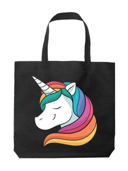 Torba Jednorożka Czarna - HiPanda! Śmieszne prezenty z Nadrukami ?