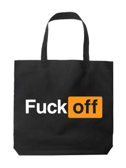 Torba FvckOFF Czarna - HiPanda! Śmieszne prezenty z Nadrukami ?