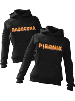 Zestaw bluz z kapturem Babeczka & Piernik - HiPanda.pl