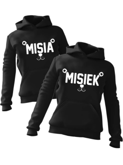 Zestaw bluz z kapturem Misia & Misiek - HiPanda.pl