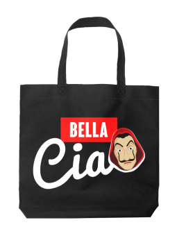 Torba Bella Ciao Heist Czarna - HiPanda! Śmieszne prezenty z Nadrukami ?