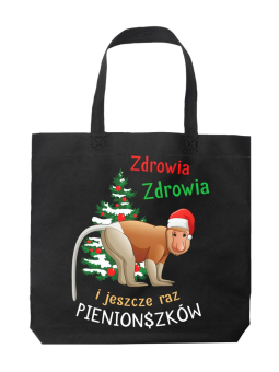 Torba Jeszcze Raz Pieniążków Czarna - HiPanda! Śmieszne prezenty z Nadrukami ?