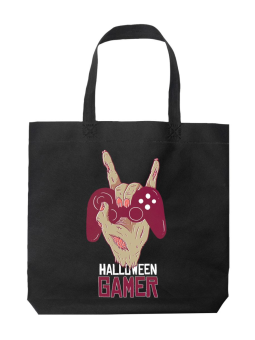 Torba Halloween Gamer Czarna - HiPanda! Śmieszne prezenty z Nadrukami ?