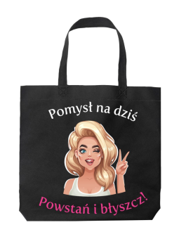 Torba Powstań i Błyszcz Czarna - HiPanda! Śmieszne prezenty z Nadrukami ?