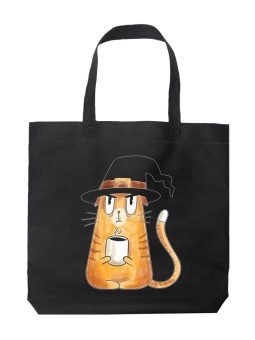 Torba Kot Wiedźma Czarna - HiPanda! Śmieszne prezenty z Nadrukami ?