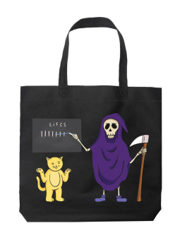 Torba Kot i Śmierć Czarna - HiPanda! Śmieszne prezenty z Nadrukami ?