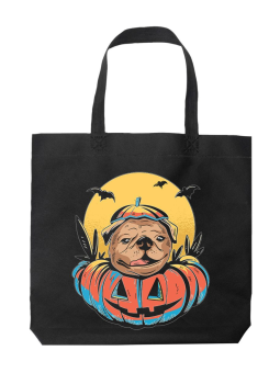 Torba Pies w Dyni Czarna - HiPanda! Śmieszne prezenty z Nadrukami ?