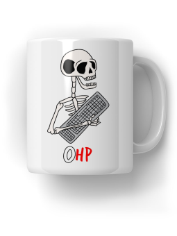 Kubek Gracz Halloween 0HP - HiPanda! Śmieszne Prezenty z Nadrukami ?