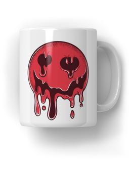 Kubek Krwista Emotka - HiPanda! Śmieszne Prezenty z Nadrukami ?