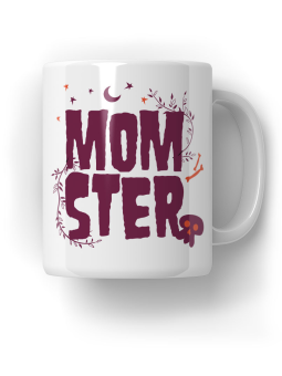 Kubek MomSter - HiPanda! Śmieszne Prezenty z Nadrukami ?