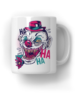 Kubek Straszny Clown - HiPanda! Śmieszne Prezenty z Nadrukami ?