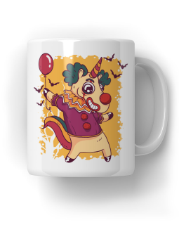 Kubek Unicorn Clown - HiPanda! Śmieszne Prezenty z Nadrukami ?