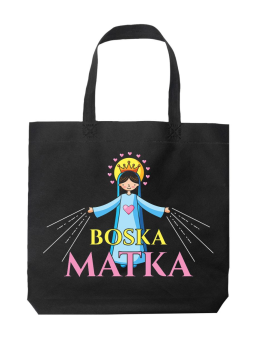 Torba Boska Matka Czarna - HiPanda! Śmieszne prezenty z Nadrukami ?