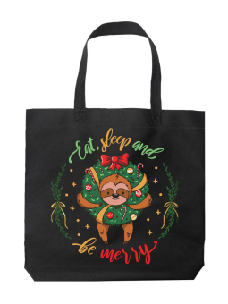 Torba Eat Sleep Merry - HiPanda! Śmieszne prezenty z Nadrukami ?