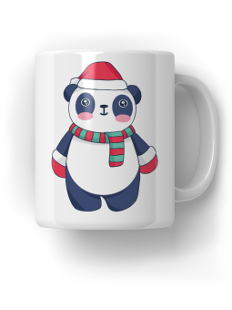 Kubek Świąteczna Panda - HiPanda! Śmieszne Prezenty z Nadrukami ?