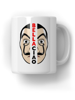 Kubek Dom z Papieru Bella Ciao - HiPanda! Śmieszne Prezenty z Nadrukami ?