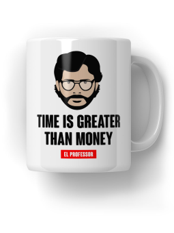 Kubek Time is Greater Then Money - HiPanda! Śmieszne Prezenty z Nadrukami ?