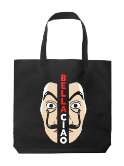 Torba Dom z Papieru Bella Ciao Czarna - HiPanda! Śmieszne prezenty z Nadrukami ?