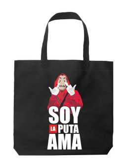 Torba Dom z Papieru Soy La Puta Ama Czarna - HiPanda! Śmieszne prezenty z Nadrukami ?