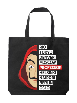 Torba Dom z Papieru Team Czarna - HiPanda! Śmieszne prezenty z Nadrukami ?