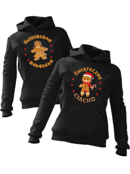 Zestaw bluz z kapturem Świąteczne Ciacha - HiPanda.pl